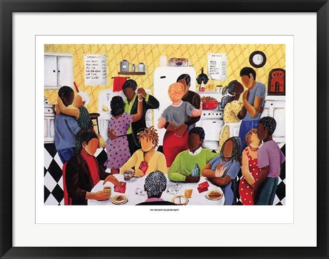 Framed Pay the Rent Quarter Party by Annie Lee | 19 x 26