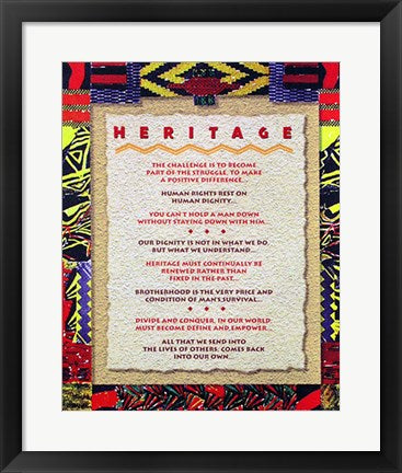 Framed Heritage 20 x 16