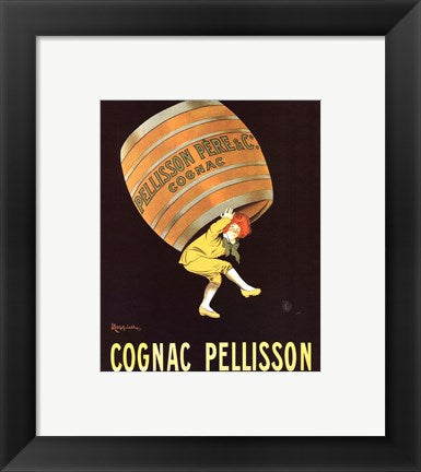 Framed Art Cognac Pellison by Leonetto Cappiello Wall Decor 18x24 Artwork