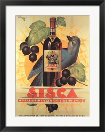 Framed Art Sisca by Henri Le Monnier Wall Decor 18x24 Artwork