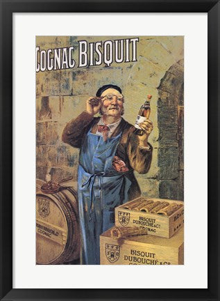 Framed Art Cognac Bisquit Framed Art for your Home Wall Decor 18x24 Artwork
