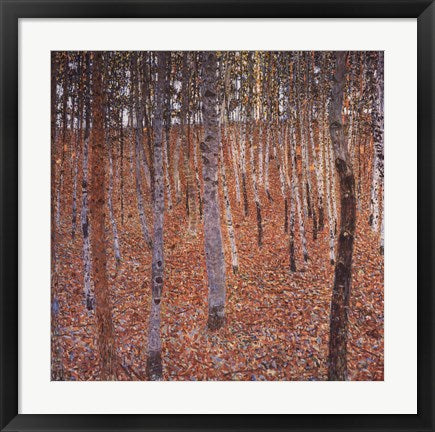 Framed Art Frame Art Beechwood Forest, c.1903 by Gustav Klimt Wall Decor 18x24 Artwork