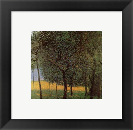 Framed Art Orchard, c.1916 by Gustav Klimt Wall Decor 18x24 Artwork
