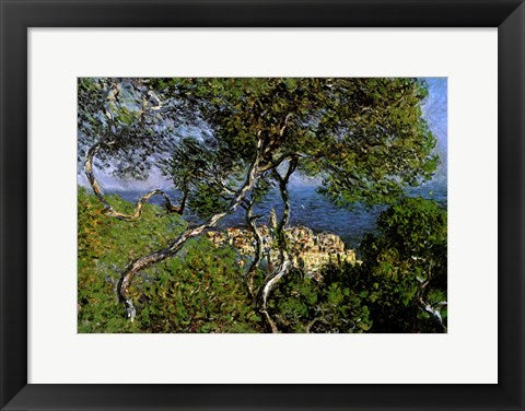 Framed Art Landscape at Bordighera by Claude Monet Wall Decor 18x24 Artwork
