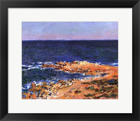 Framed Art La Grande Bleue at Antibes by Claude Monet Wall Decor 18x24 Artwork