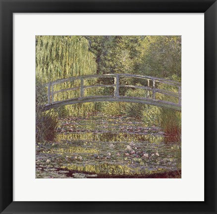 Framed Art Bassin aux Nympheas by Claude Monet Wall Decor 18x24 Artwork