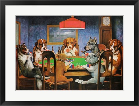 Framed Art Frame Art A Friend in Need by Cassius Marcellus Coolidge Wall Decor 18x24 Artwork