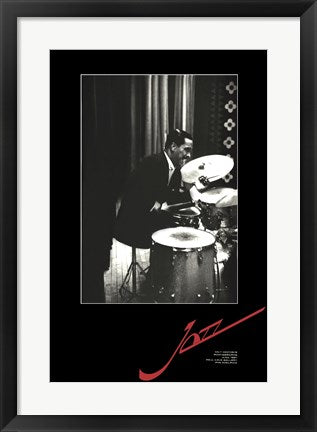 Framed Jazz - J.C. Heard by Milton J. Hinton | 24 x 16