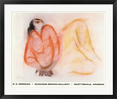 Framed Miss January by R.C. Gorman | 23 x 28 1/2