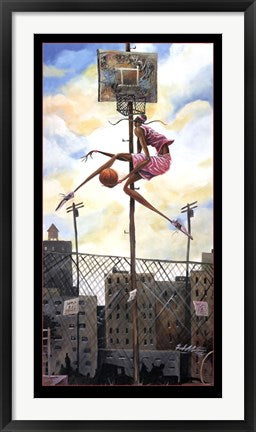 Framed Queen B by Frank Morrison | 39 x 20 1/2
