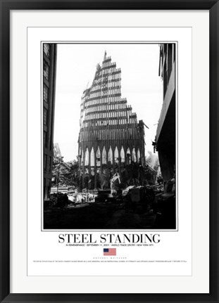 Framed Steel Standing (2011 Commemorative Edition) by Anthony Whitaker