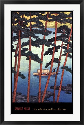 Framed Winter at Arashiyama by Kawase Hasui | 36 x 22