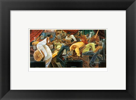 Framed Art Red Hot on Cool (mini) by Frank Morrison | 5 1/2 x 10