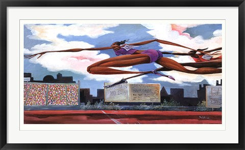 Framed Fly Girls by Frank Morrison | 20 1/2 x 38