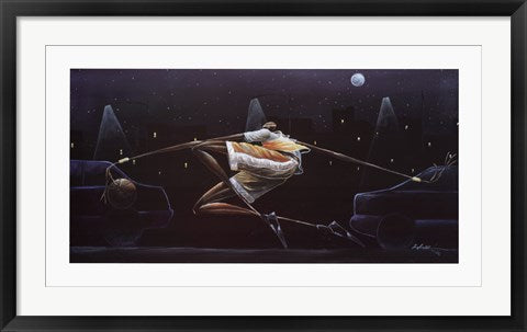 Framed Midnight Crossover by Frank Morrison | 19 x 34