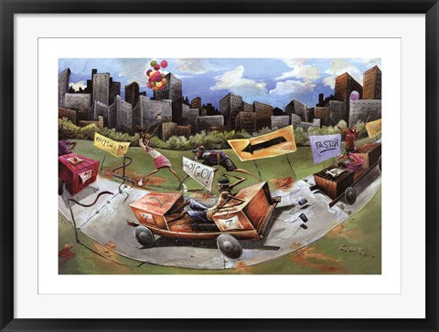 Framed Finish Line by Frank Morrison | 24 x 34