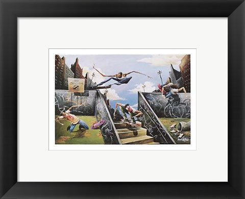 Framed Art The Daily Grind (mini) by Frank Morrison | 8 x 11