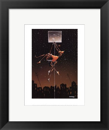 Framed Art Alpha Fly Slam (mini) by Frank Morrison | 12 x 9
