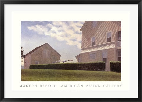 Framed Art Spring House Hill by Joseph Reboli | 24 x 36