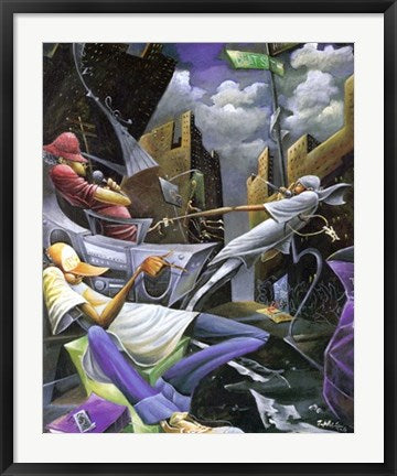 Framed Beat Street by Frank Morrison | 33 1/2 x 27