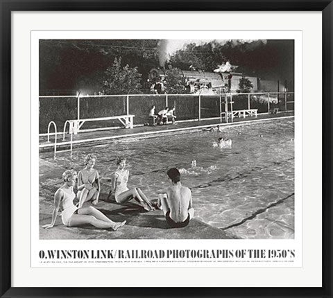 Framed Swimming Pool, August 28, 1958, Welch, West Virginia by O. Winston ...