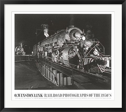 Framed Shaffer's Crossing, April 16, 1955, Roanoke, Virginia by O. Winston...