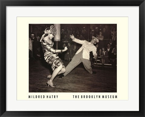 Framed Stagedoor Canteen Dunham Dancers, 1943 by Mildred Hatry