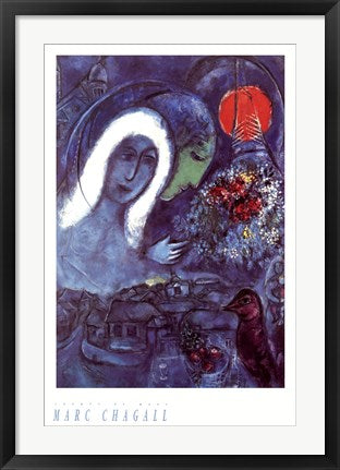 Framed Champs de Mars by Marc Chagall | 32 x 21