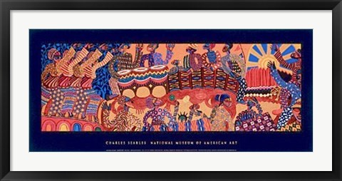 Framed Celebration by Charles Searles | 16 x 36