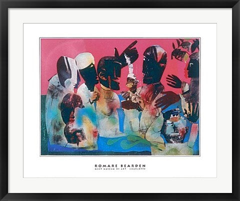 Framed Carolina Shout by Romare Bearden | 24 x 30