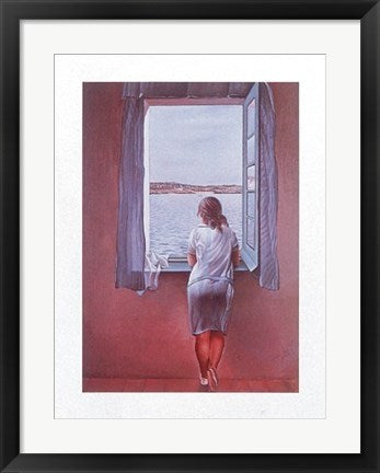 Framed Figure at Window by Salvador Dali | 24 x 18