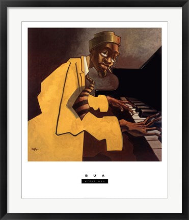 Framed Piano Man by Justin Bua | 29 x 24