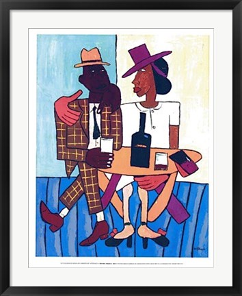 Framed Café by William H. Johnson | 28 ¼ x 22