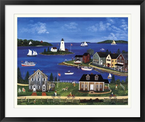 Framed A Cove in Summer by Barbara Appleyard | 24 x 29 7/8