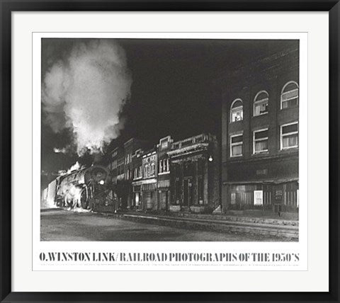 Framed Mainline on Main Street, August 29, 1958, Northfork, West Virginia ...