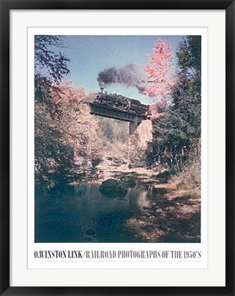 Framed Train #201 East Bound Over Bridge 52 on the Abingdon Branch, Octobe...