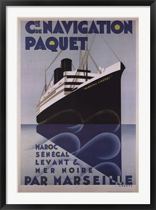 Framed Navigation by Max Ponty | 36 x 24 7/8