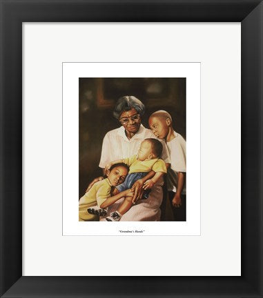 Framed Art Grandma's Hands by Tim Hinton | 10 x 8