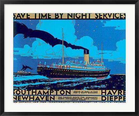 Framed Save Time by Night by Kenneth Shoesmith | 24 1/2 x 30 1/2