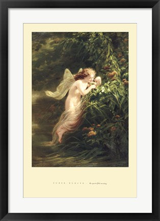 Framed The Spirit of the Morning by Fritz Zuber-Buhler | 27 x 18