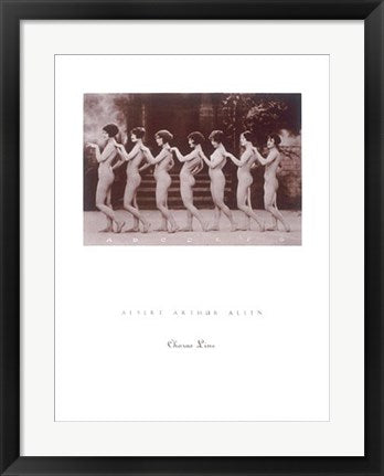 Framed Art Chorus Line by Albert Arthur Allen | 24 x 18