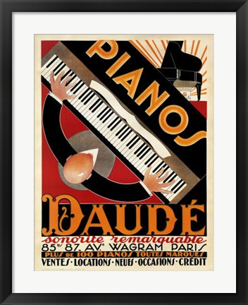Framed Daude (small) 24 1/4 x 18 1/2