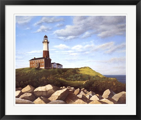 Framed Turtle Cove Hill by Daniel Pollera | 23 7/8 x 29 1/2