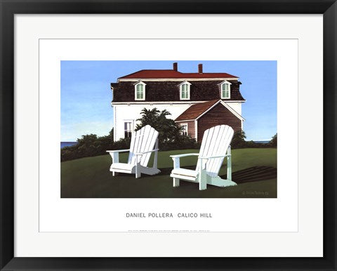 Framed Calico Hill by Daniel Pollera | 18 x 24