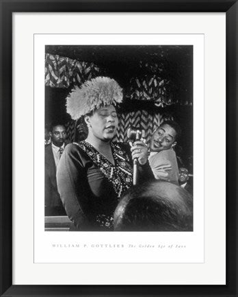 Framed Ella Fitzgerald by William Gottlieb | 24 x 18