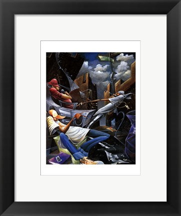 Framed Art Beat Street (mini) by Frank Morrison | 12 x 9