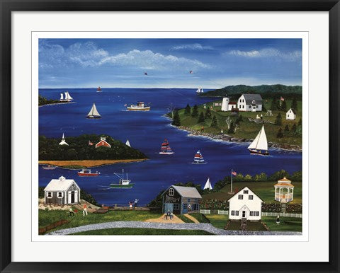 Framed Summers in Maine by Barbara Appleyard | 24 x 31 1/2