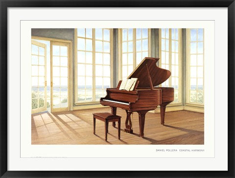 Framed Art Coastal Harmony by Daniel Pollera | 24 1/8 x 34 1/8