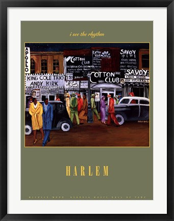 Framed Harlem by Michele Wood | 31 1/2 x 23 5/8