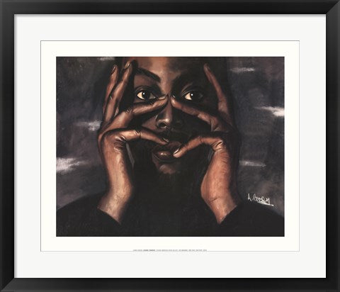 Framed Intense Thoughts by Laurie Cooper | 18 3/4 x 23